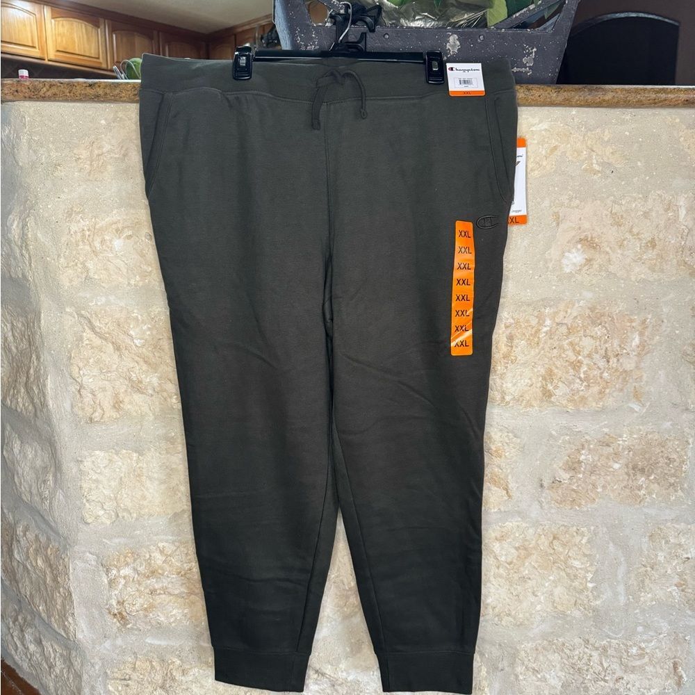 Champion Ladies Jogger Sweatpants New Size XXL Army Green
